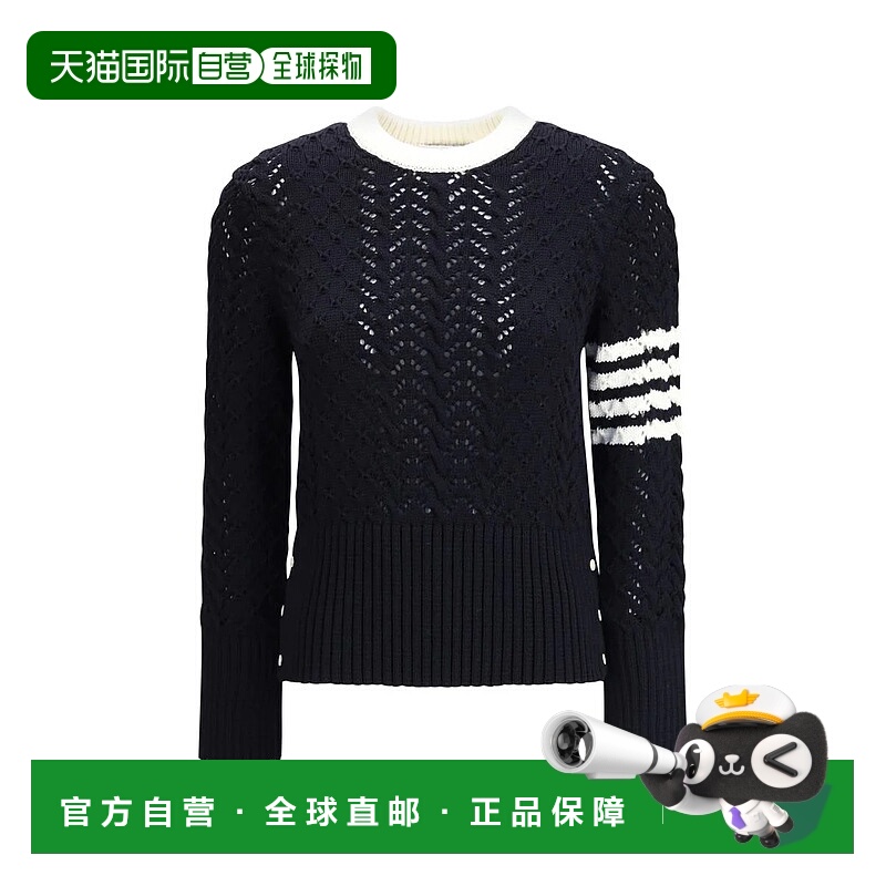 1h可退 THOM BROWNE 女士针织衫 FKA508AY1024415 AW2025羊毛
