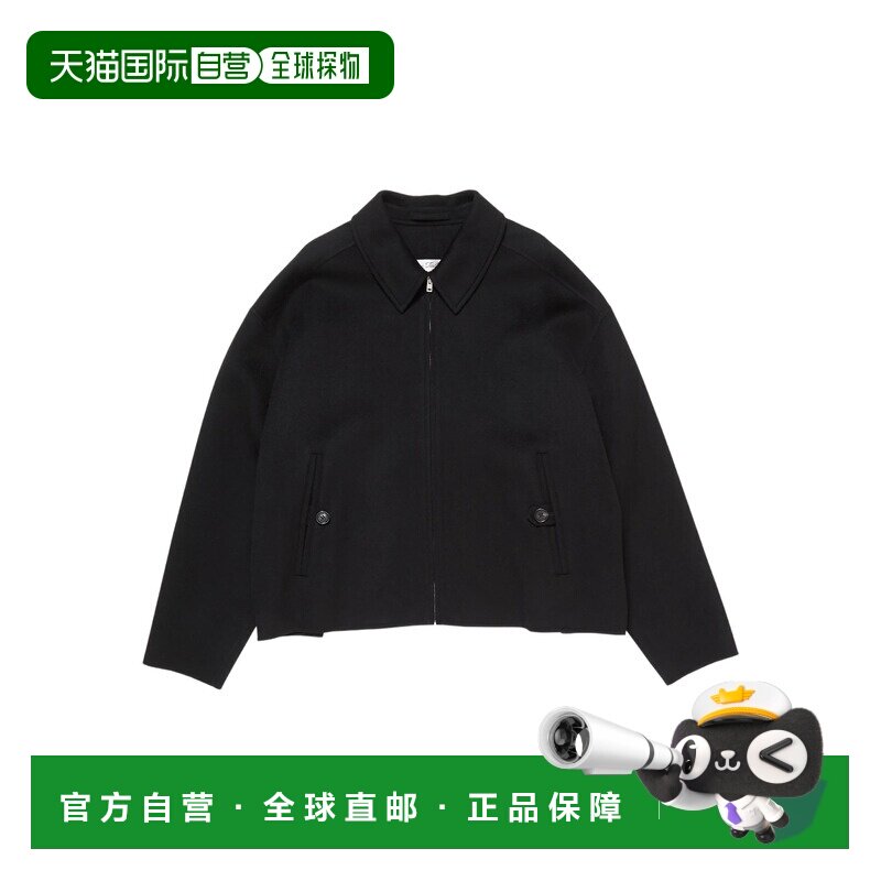 1h可退 ACNE STUDIOS 男士外套 B90837900 SS2026 黑色 拉链夹克图片