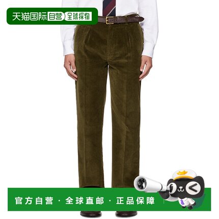 1h可退 潮奢 Drake's 男士 卡其色 Games 长裤 DR2A6E2261902