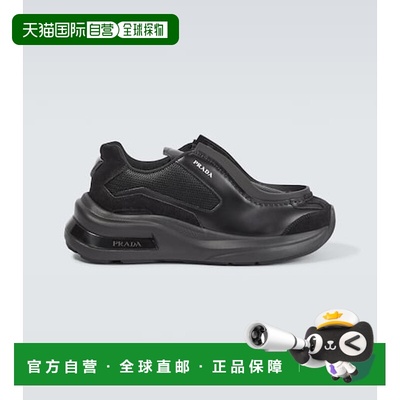 1h可退 潮奢 Prada 普拉达 男士 Systeme 皮质运动鞋男鞋