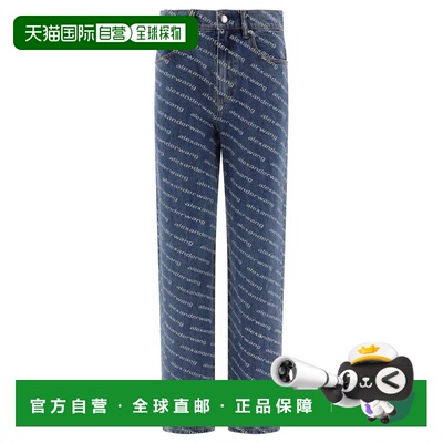 ALEXANDER WANG 女士牛仔裤 4DC3244453460 SS2025直筒裤
