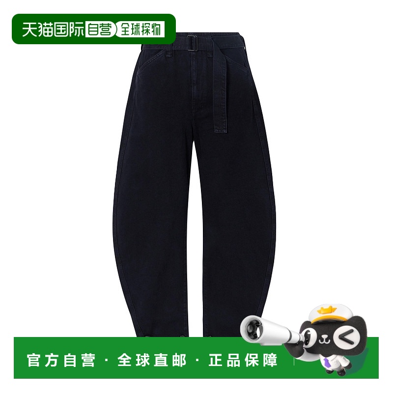 1小时内可退 LEMAIRE 女士休闲裤 PA1108LD1013BL803 SS2024 蓝色