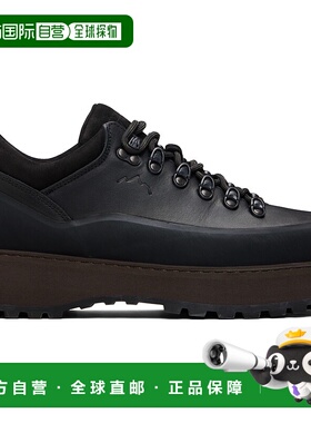 1h可退 潮奢 Diemme 男士 黑色 Cornaro Gomma 踝靴 DI24FWCOMF04