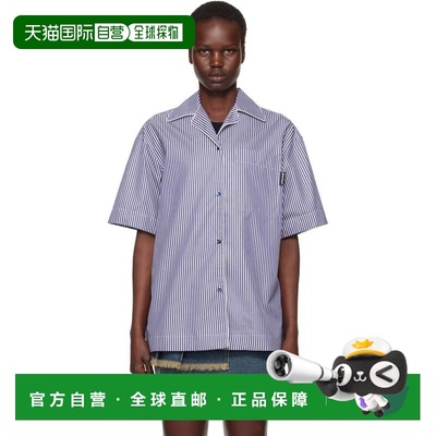 1h可退 潮奢 Palm Angels 棕榈天使 女士 海军蓝 Curved Logo Str