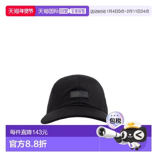 UGG 男士帽子 102194BLK SS2025 黑色 字母细节帽子