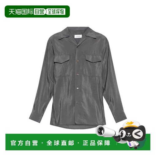 LEMAIRE 男士衬衫 SH1233LF1308BK928 SS2026灰色长袖