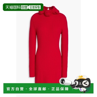 潮奢 罗纹羊毛迷你连衣裙 Blumarine 女士 2422A 蓝色情人 1h可退