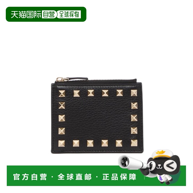 1h可退 VALENTINO 女士钱包 WP0AI8VSH0NO SS2025 黑色 徽标卡包