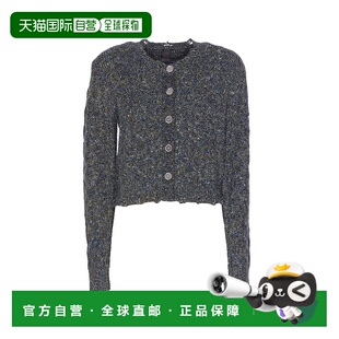 AW2025 105969A2YBIG1 灰色 长袖 PINKO 开衫 女士针织衫