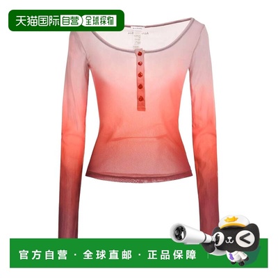 1h可退 潮奢 Acne Studios 艾克妮 女士 T恤 orange橙色 舒适时尚