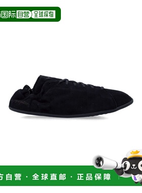 1h可退 潮奢 Y-3 男士 Stan Smith Lo Pro 黑色绒面革运动鞋 HP99