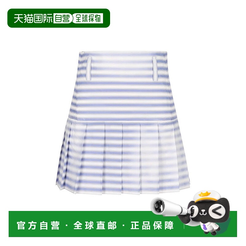 1h可退 PRADA 女士半身裙 P103WR16QEF0237P25 SS2025 浅蓝色