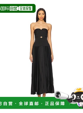 1h可退 潮奢 Acler 女士 x Avonlea 中长连衣裙 AS2310094DBLACK