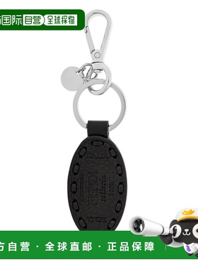 FENDI 男士钥匙扣 7AS423QZYF0GXN AW2025 黑色 Keychain