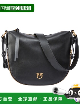 PINKO 女士单肩包 105332A0QOZ99Q AW2025 黑色斜挎包手提包
