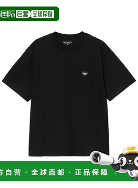 CARHARTT WIP 女士T恤 I03525989XX AW2025 黑色 圆领 T恤 短袖