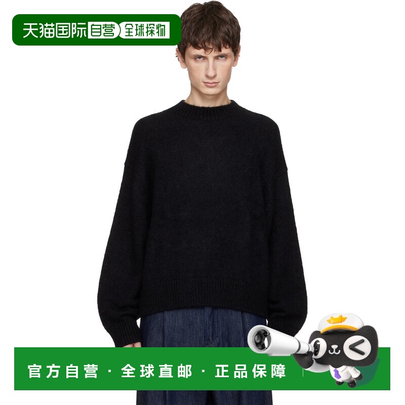 潮奢 Studio Nicholson 男士 黑色 Wynn 毛衣 WYNNSN1499