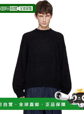 1h可退 潮奢 Studio Nicholson 男士 黑色 Wynn 毛衣 WYNNSN1499