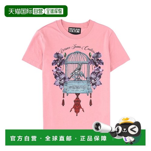 VERSACE JEANS 女士T恤 79HAHP04CJ01P459 AW2025