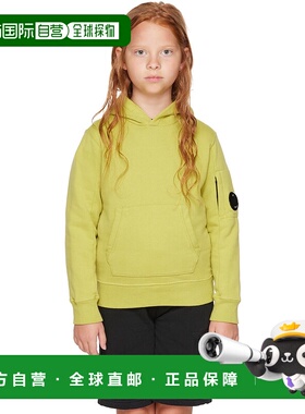 1h可退 潮奢 C.P. Company 女童 绿色 Basic 儿童连帽衫童装 13CK
