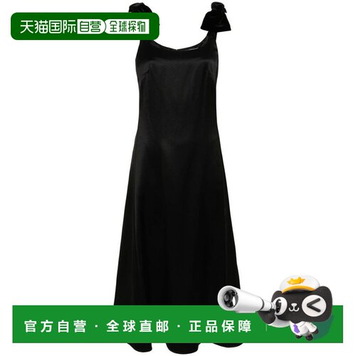 CHLOÉ 女士连衣裙 C24SRO23009001 SS2024 黑色 无袖连衣裙