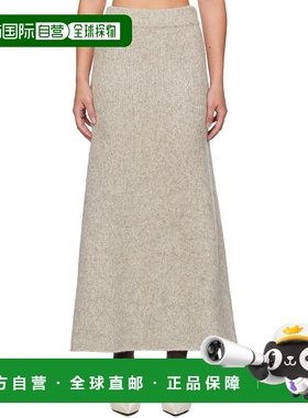 1h可退 潮奢 Lauren Manoogian 女士 灰色 Loft 半身裙 HPS25B231