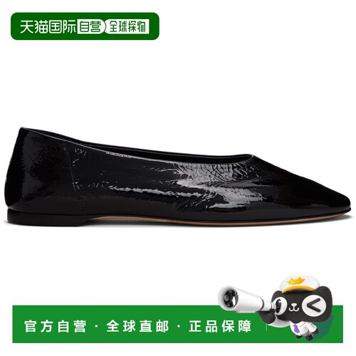 toteme 女士 黑色 Slip Naplack 芭蕾鞋 262WAS0313LE0215001BLAC