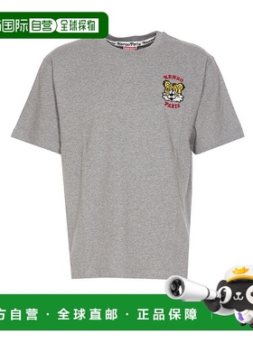 KENZO 男士T恤 FF58TS4824SG94 SS2025 灰色 短袖T恤