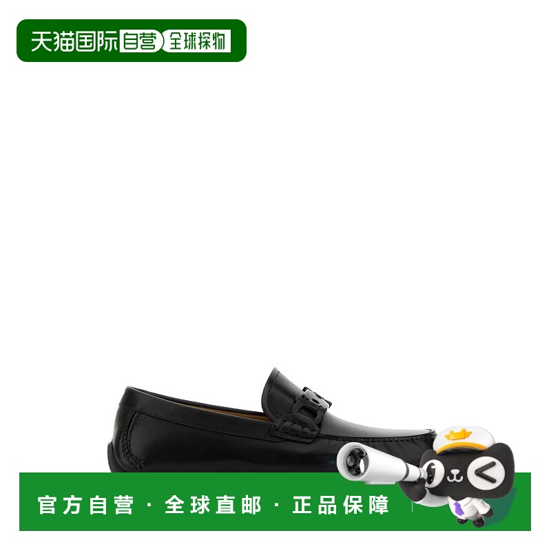 1h可退 潮奢 Salvatore Ferragamo 菲拉格慕 男士 BYTE 黑色皮质