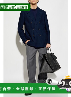 1h可退 ETRO 男士T恤 MRMA0015AC271B0065 SS2025 深蓝色 Cotton