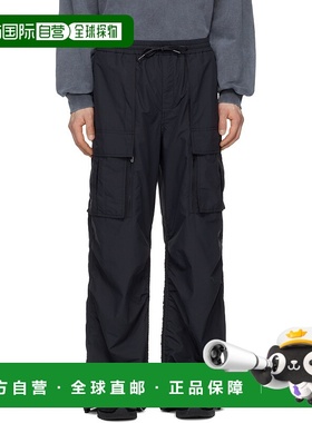 1h可退 潮奢 Juun.J 男士 黑色 Ripstop Poly Puckering 工装裤 J