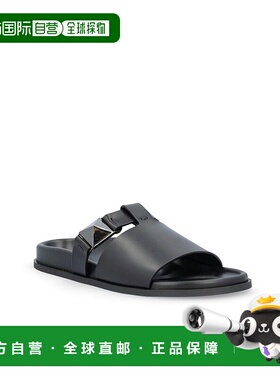 VALENTINO 男士凉鞋 1Y2S0G21YYB0NO SS2023 黑色 铆钉拖鞋