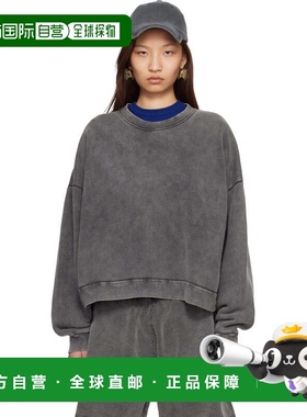 1h可退 潮奢 Acne Studios 艾克妮 女士 灰色徽标贴饰套头衫 CI01