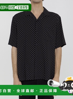 CELINE 男士衬衫 2C946313V38CE CO 黑色 Chemise Hawaii