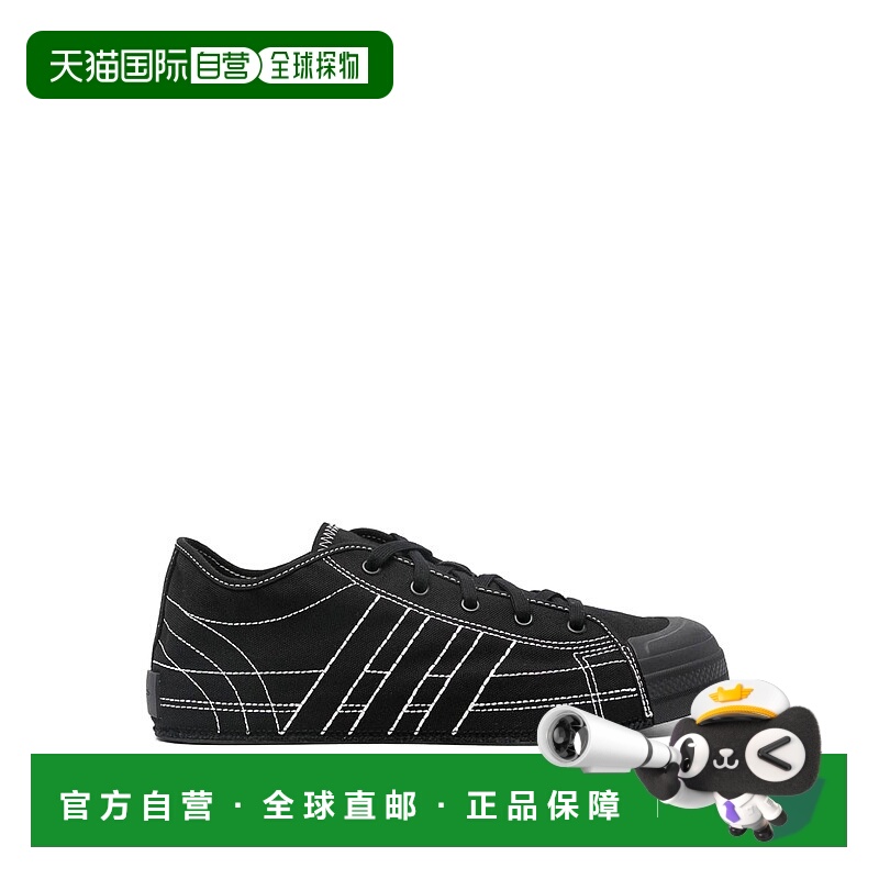 1h可退 Y-3 男士运动鞋 IF2041BLACKWHITE AW2025 黑色 Sneakers