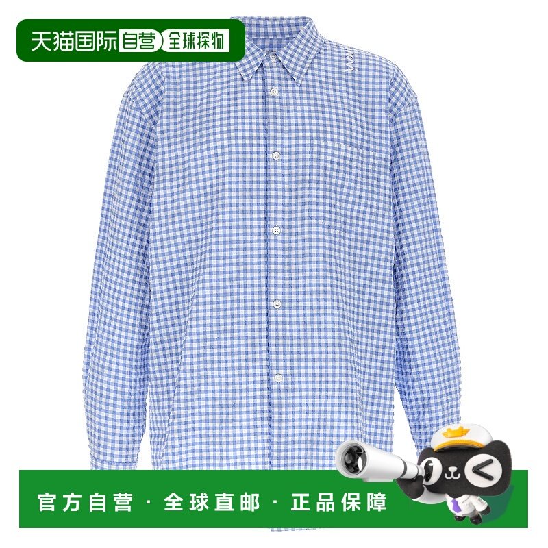 潮奢 Marni 玛尼 男士 格子衬衫 CUMU0332S0UTN929