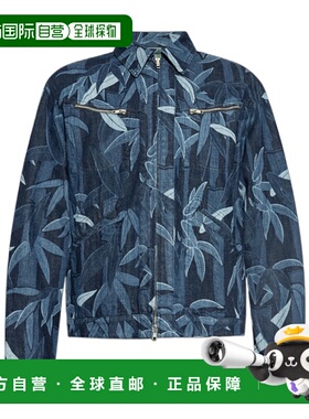 KENZO 男士夹克 FF55DV3106P1DM SS2025 蓝色 长袖休闲夹克