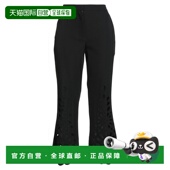 潮奢 舒适时尚 Burberry 女士 1h可退 black黑色 巴宝莉 休闲长裤