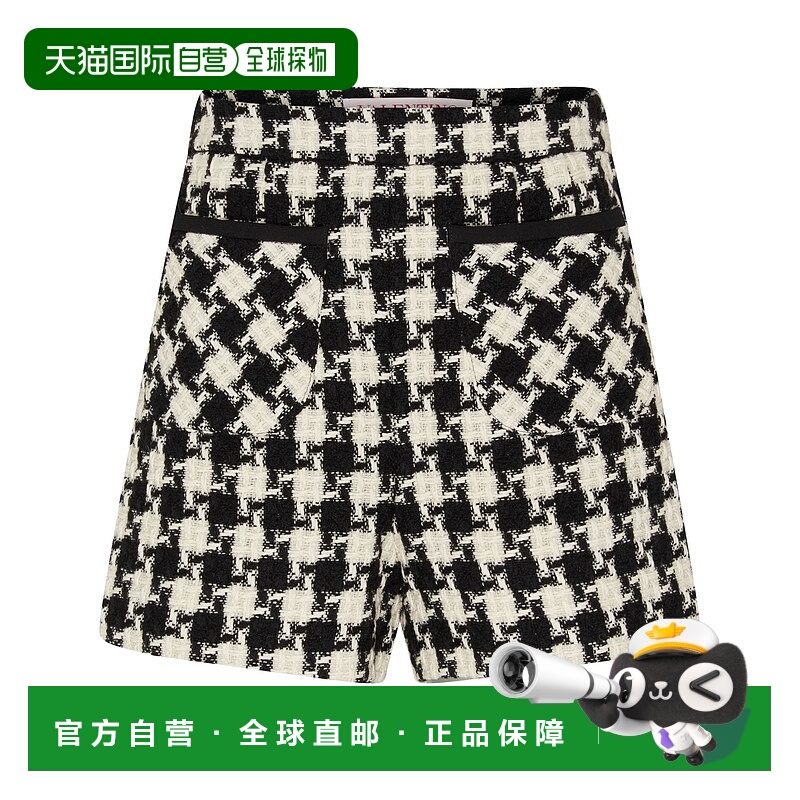 1h可退 VALENTINO 女士短裤 VALV59C8BLACK SS2025 花色 Mossi短