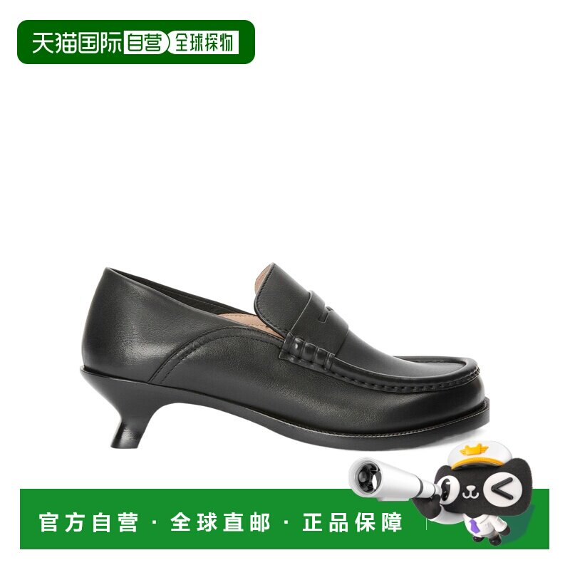 1h可退 奢淘 Loewe 圆头乐福鞋 女 LLSCS07X06皮鞋一脚蹬小皮鞋