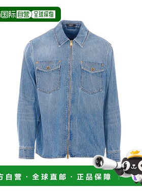 VERSACE 男士衬衫 10207231A163861D190 SS2026 灰色