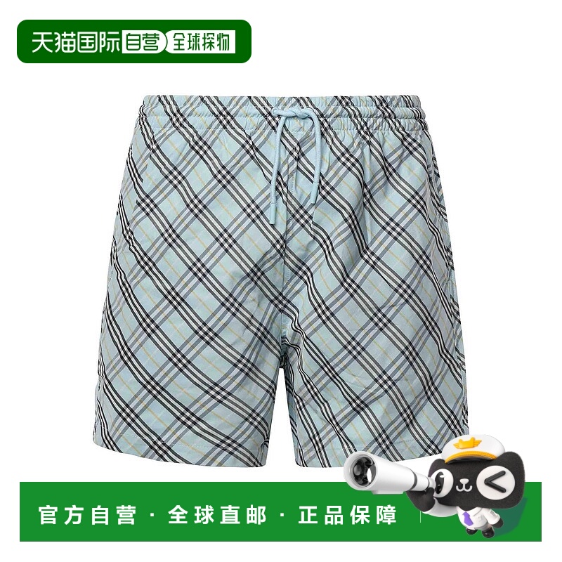1h可退 BURBERRY 男士泳装 8105245 SS2025 蓝色新款