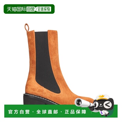 1h可退 潮奢 KHAITE 女士 Calgary 绒面皮短靴子 F1015726L726