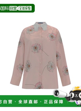 PRADA 女士衬衫 P419HSOOO14YOF0924 SS2024 粉红色