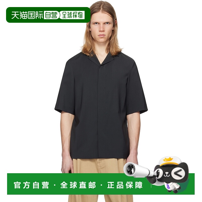 1h可退 潮奢 Barena 男士 灰色 Atila Tropical 衬衫 OSU5062478