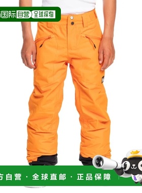 QUIKSILVER 男士户外冲锋裤 EQBTP03030ARANCIO CO 橙色