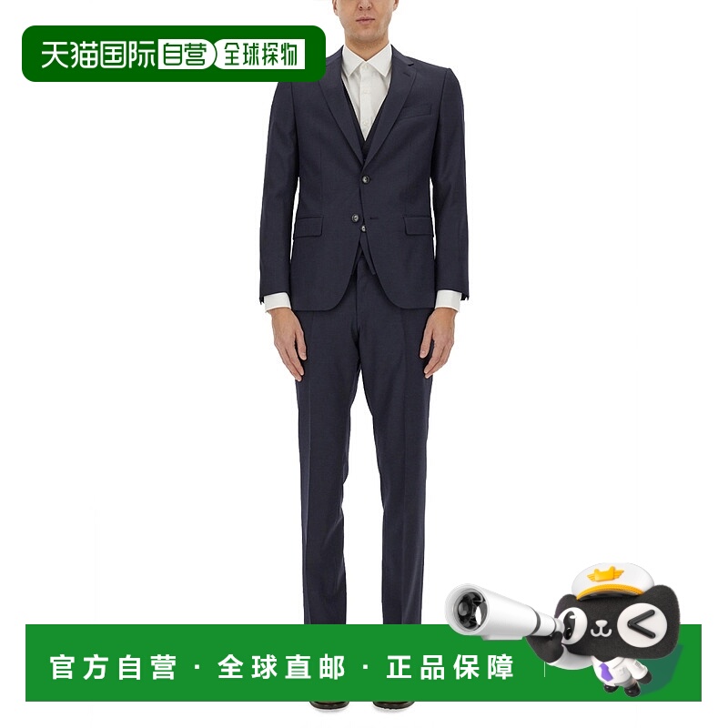 1h可退 潮奢 BOSS 波士 男士 单排扣连衣裙 5053492210269030404