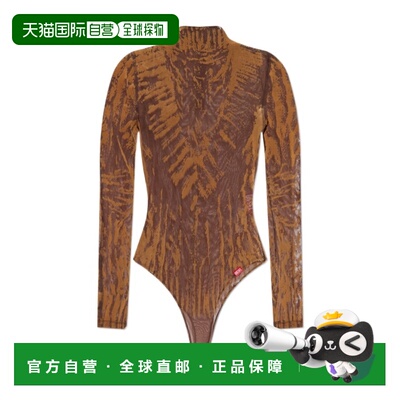 DIESEL 女士连体裤 A213060SLCR7CSA AW2025 棕色 长袖连体衣