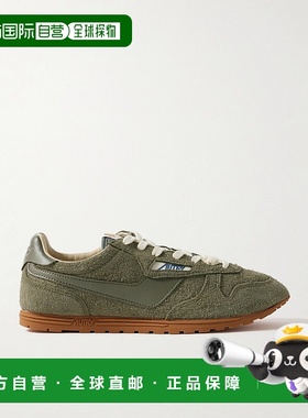 1h可退 潮奢 AUTRY 男士 Windspin 皮革边磨面绒面革运动鞋 WSLMU