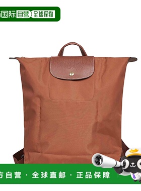 LONGCHAMP 女士双肩包 10284089504 SS2026 橙色 Le Pliage Origi